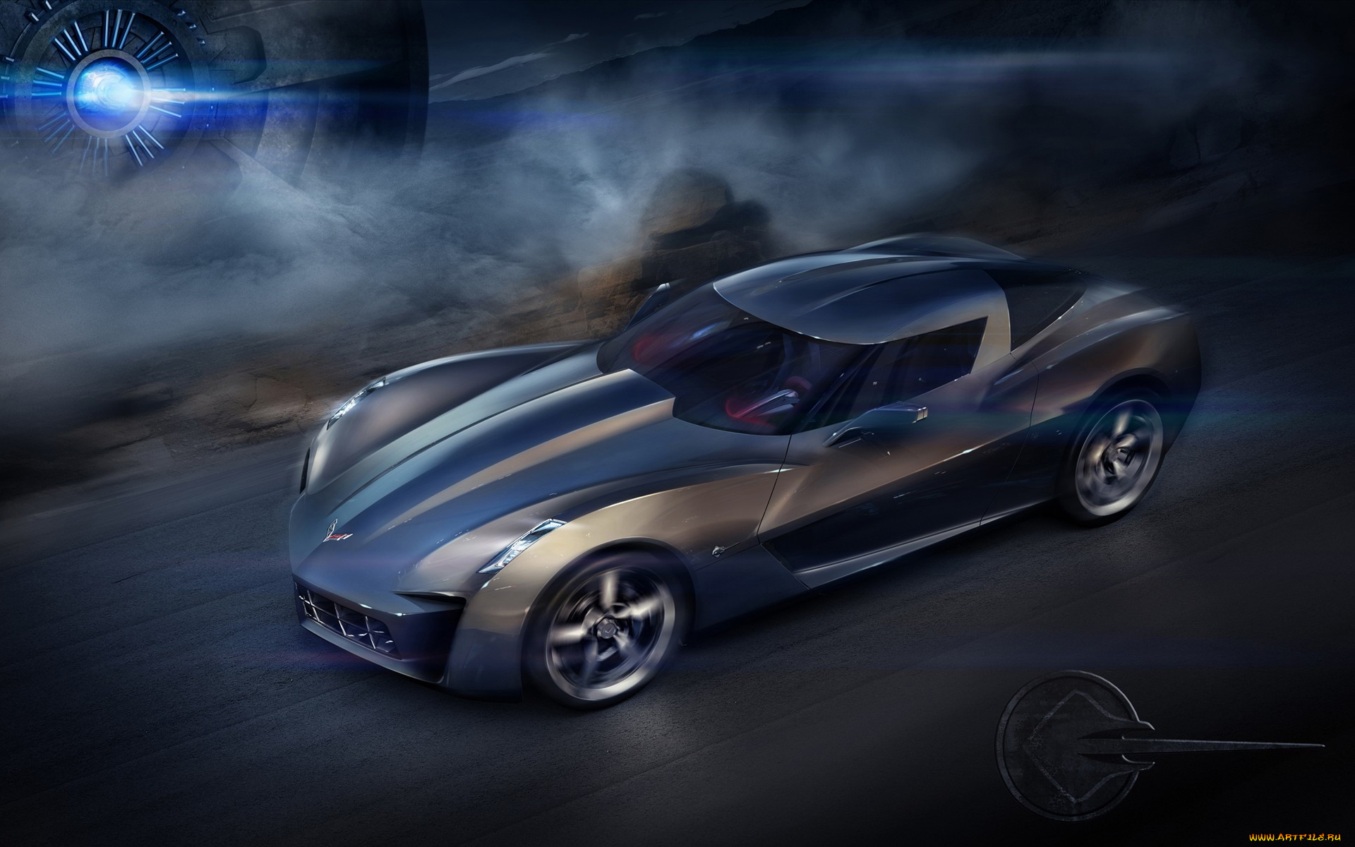 50th, anniversary, corvette, stingray, concept, 